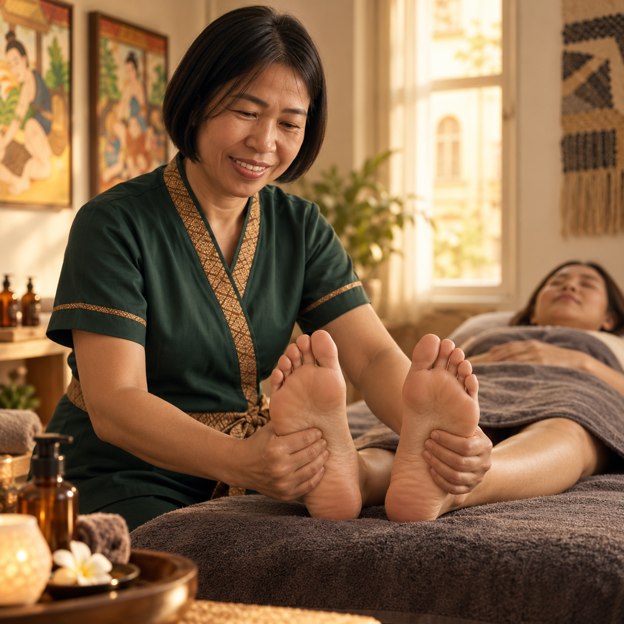Fußreflexzonenmassage